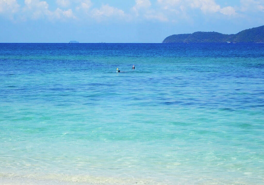 Snorkelers Bon Island