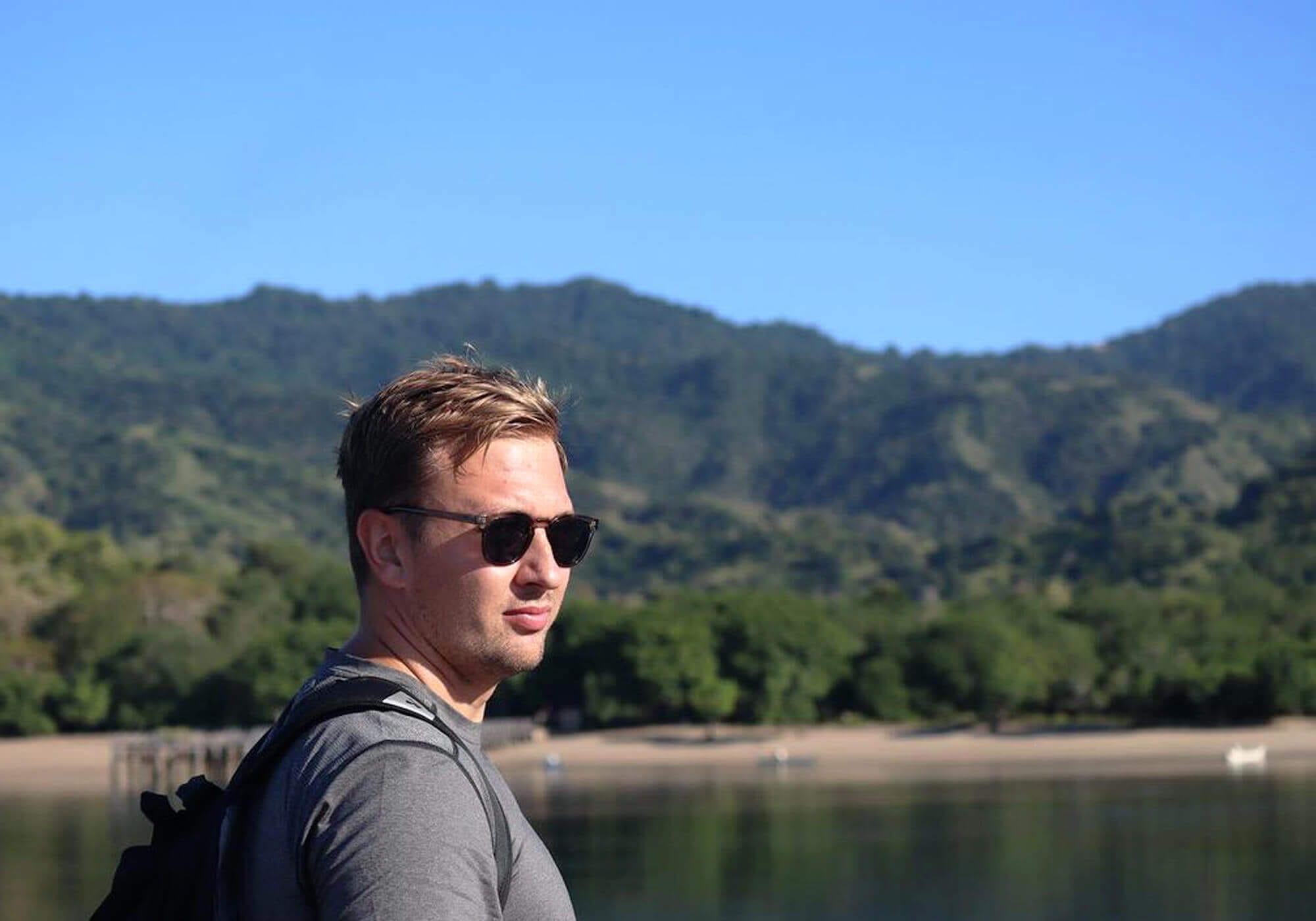 Luke at Komodo National Park