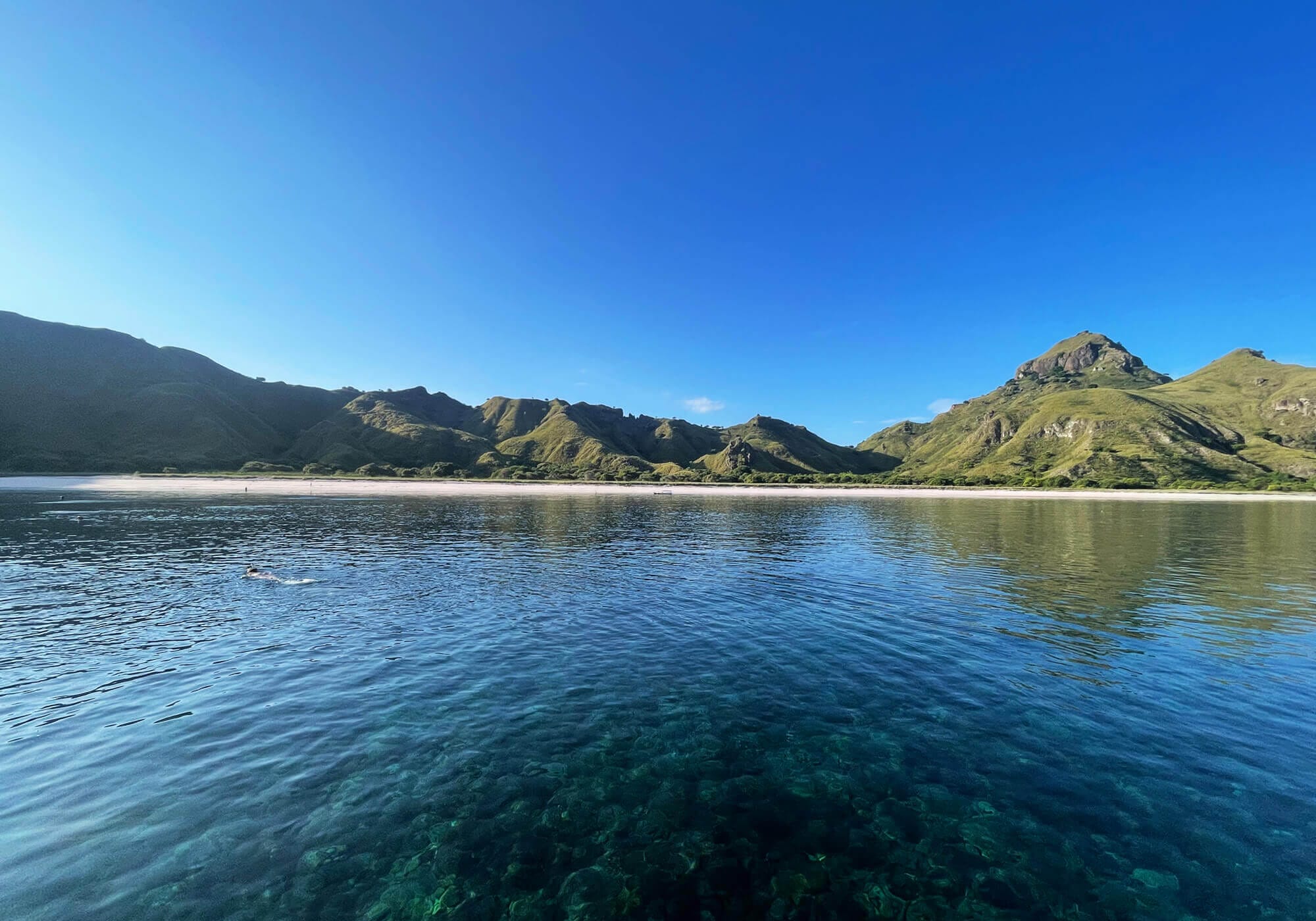 Snorkeling the Jurassic Komodo National Park, Indonesia 31 Snorkel spot at Long Pink Beach, Sanur Island