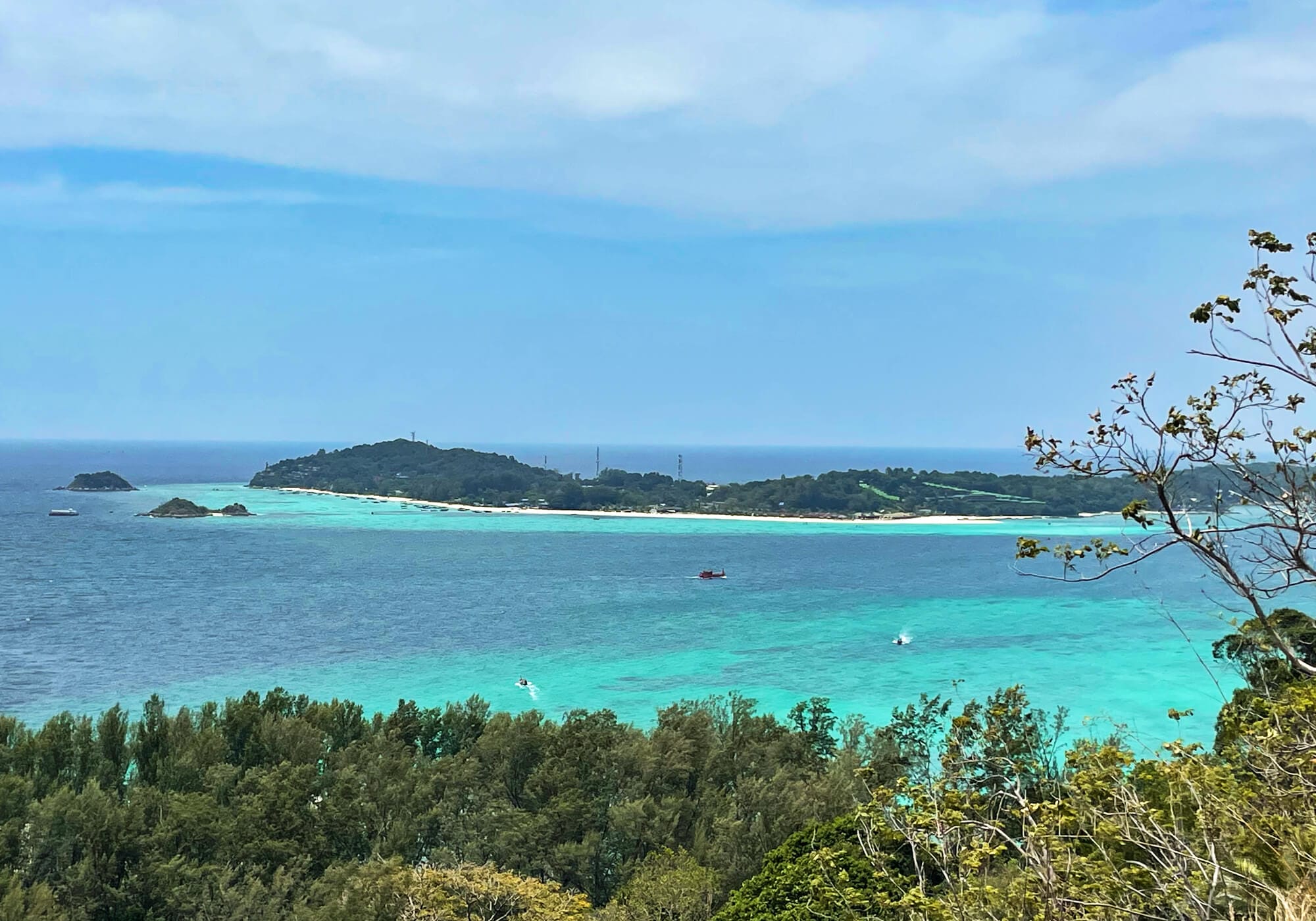 Looking out at Koh Lipe from Viewpoint One