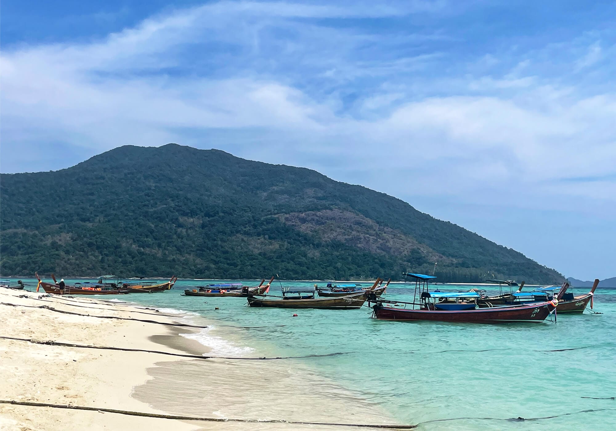 Hiking the island of Koh Adang to the breath-taking viewpoints 8 Setting off from Sunrise Beach, Koh Lipe, Thailand