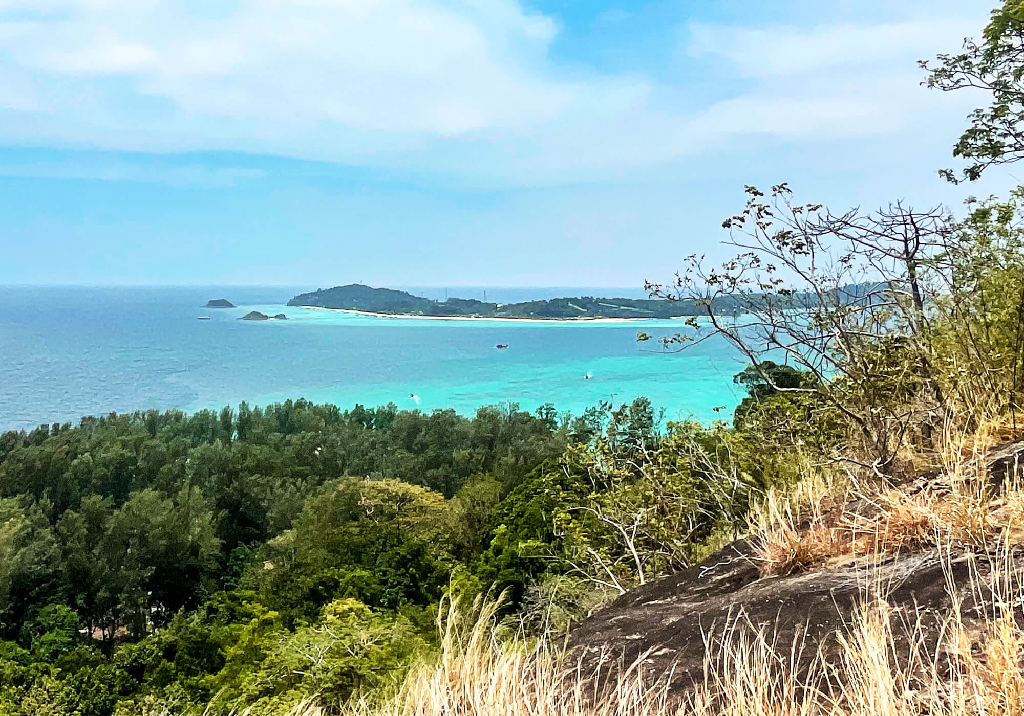 Hiking the island of Koh Adang to the breath-taking viewpoints 13 Viewpoint 1 look out at Koh Lipe, Koh Adang, Thailand